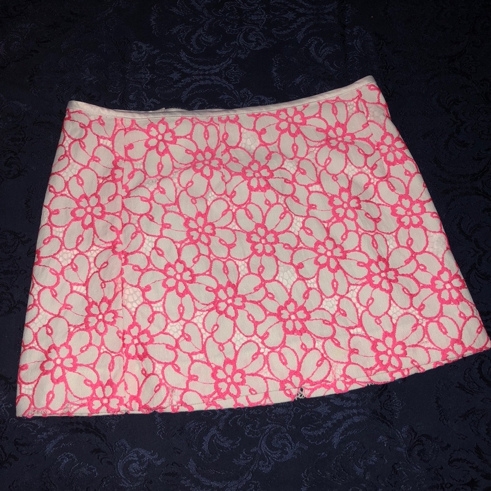 LILLY PULITZER Fiesta Pink Mini Skirt